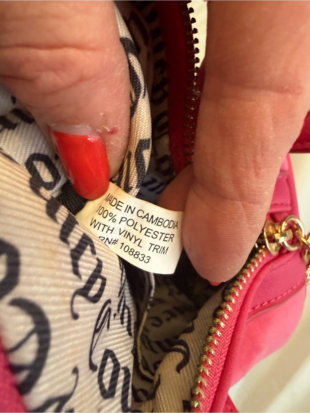 Juicy Couture Pink Velour Mini Barrel Bag Y2K Crossbody - Picture 15 of 15